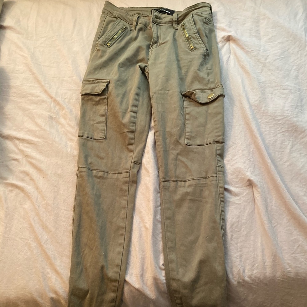Ashley mason green combat/cargo pants